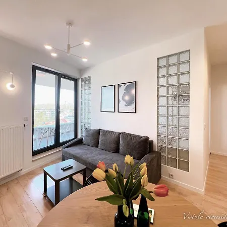 Vistula Riverside Apartment Krakau Exterior foto